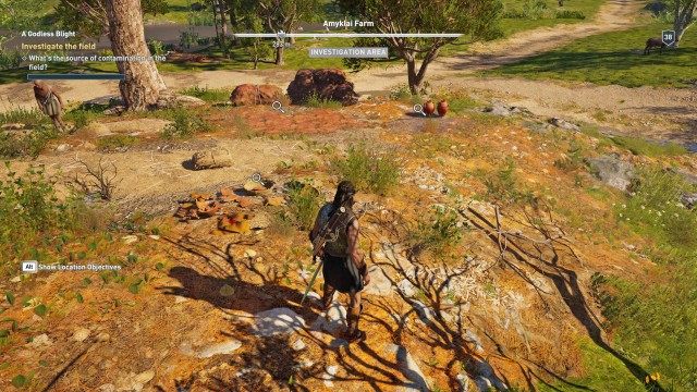 Investigate the field