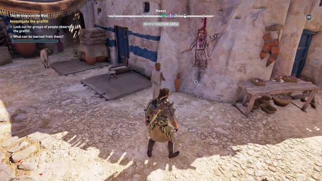 Investigate the graffiti