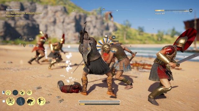 Kill the Athenians ambushing the Spartan Camp
