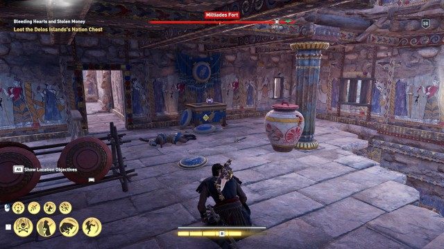 Loot the Delos lslands's Nation Chest