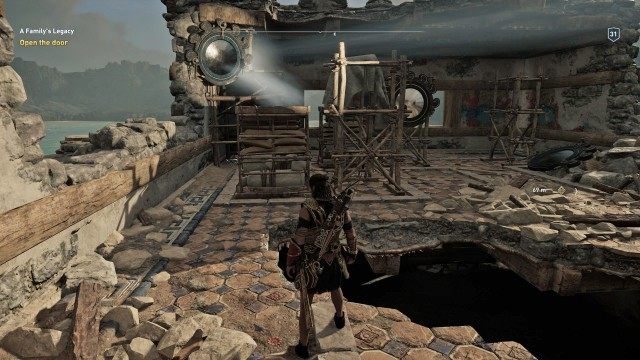 Open the door
