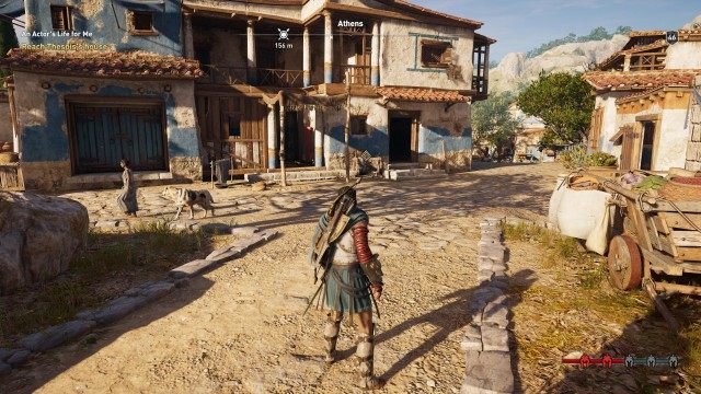 Reach Thespis's house