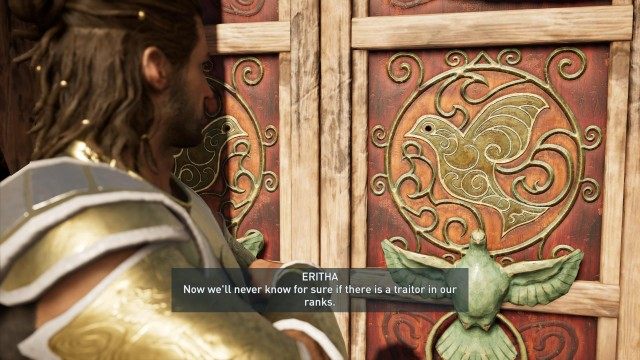 Return the note to the high priestess at Aphrodite's Watch
