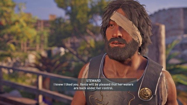 Return to Xenia's steward