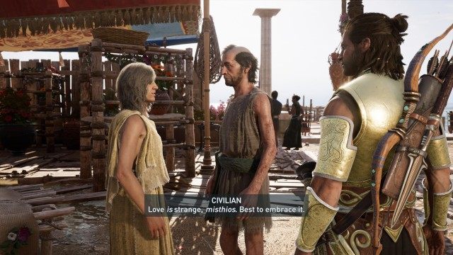 Talk to the hunter's wife about her husband