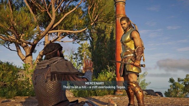 Talk to the mercenary