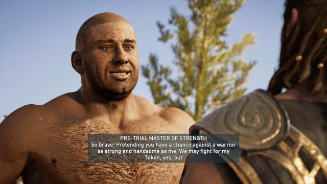 Talk to the Pre-Trial Master of Strength