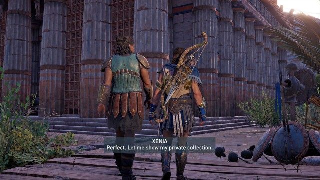 Deliver the old coffer to Xenia