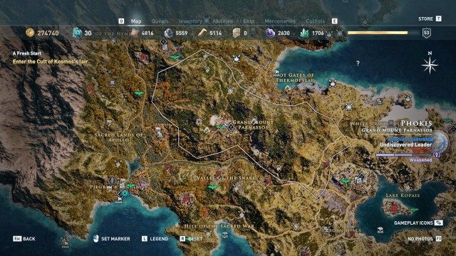 Enter the Cult of Kosmos's lair