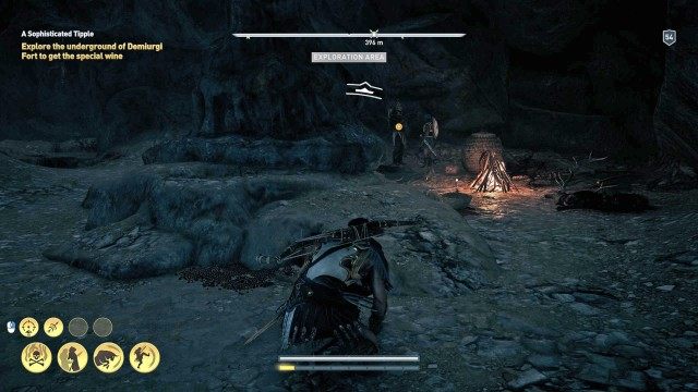 Explore the underground of Demiurgi Fort to get the special wine