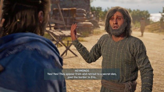 Explore the village to get information about the priestesses