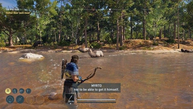 Gather deer neck meat x/7