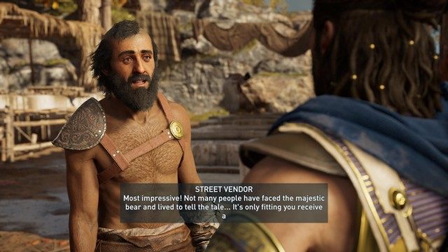 Return the bear skins to the merchant