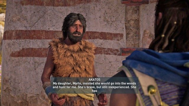 Talk to the hunter Akatos