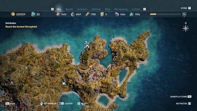 Reach the Ancient Stronghold