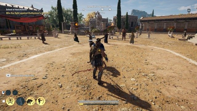 Win the fight against Euthymos's student