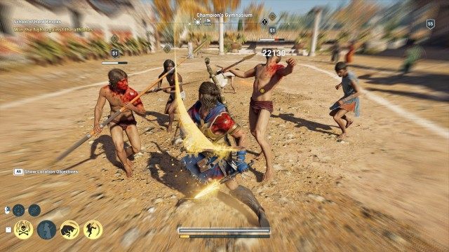Win the fight against the athletes
