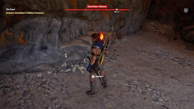 Acquire Aiantides's hidden treasure