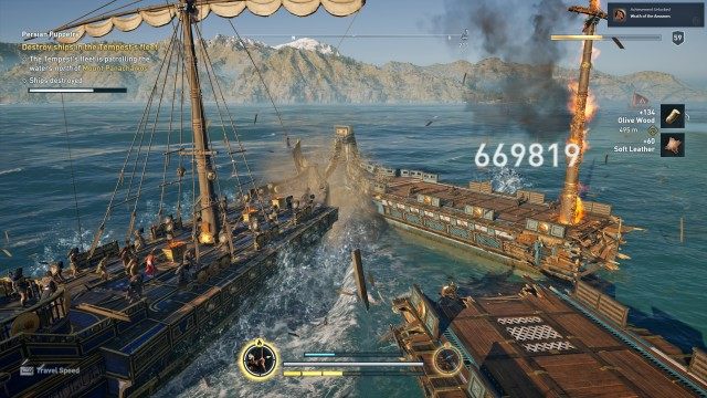 Destroy ships in the Tempest's Fleet