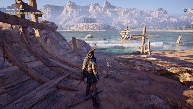 Find and Acquire Aiantides's treasure