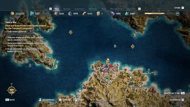 Find and Acquire the code books hidden by the Tempest's engineer