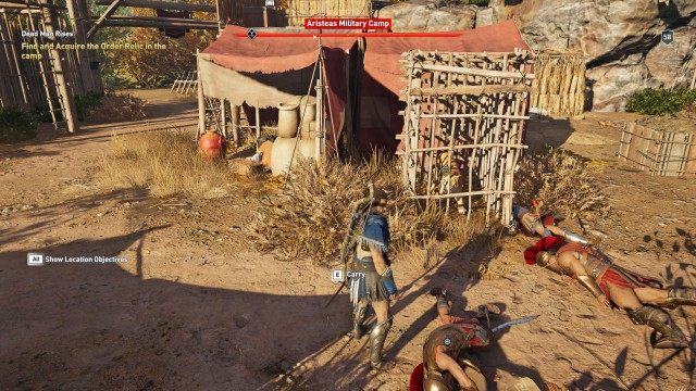 Find and Acquire the Order Relic in the camp