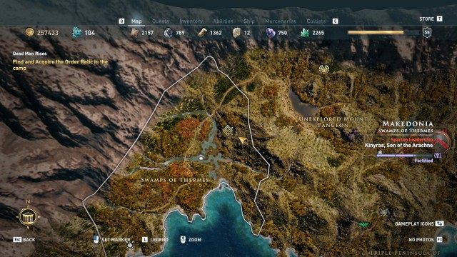Find and Acquire the Order Relic in the camp