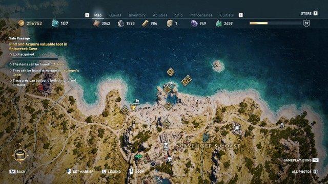 Find and Acquire valuable loot in Shipwreck Cove