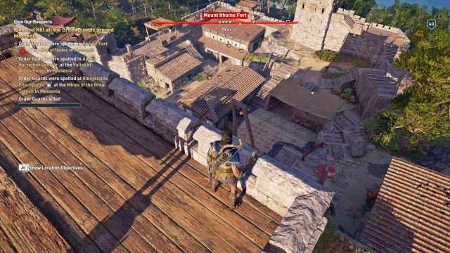 Find and Kill all the Order Guards around Messenia