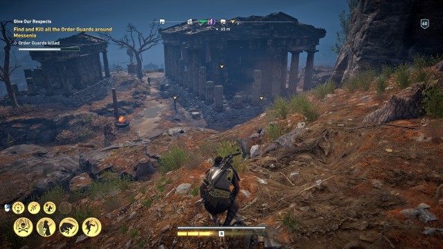 Find and Kill all the Order Guards around Messenia