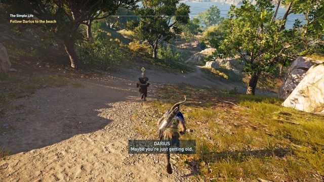 Follow Darius to the beach