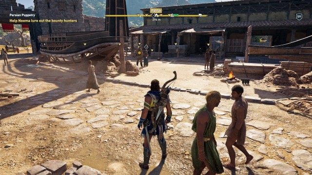 Help Neema lure out the bounty hunters