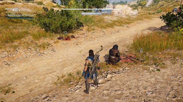 Investigate the area for Neema's trail