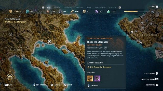 Kill Theos the Stargazer