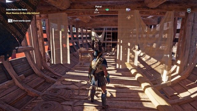 Meet Neema in the ship hideout