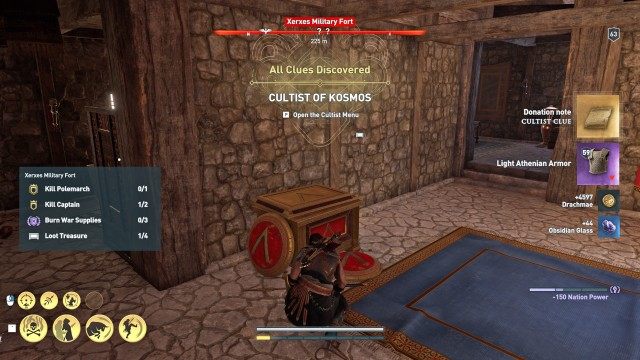 Uncover and assassinate the Peloponnesian League branch 0/6