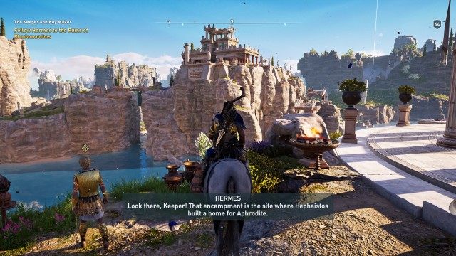 Follow Hermes to the Mortal Encampment