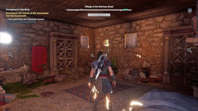 Investigate the homes of the messenger and the blacksmith