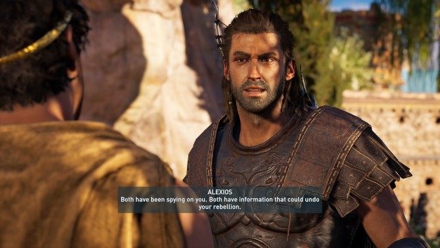 Reveal the identity of the spy to Adonis