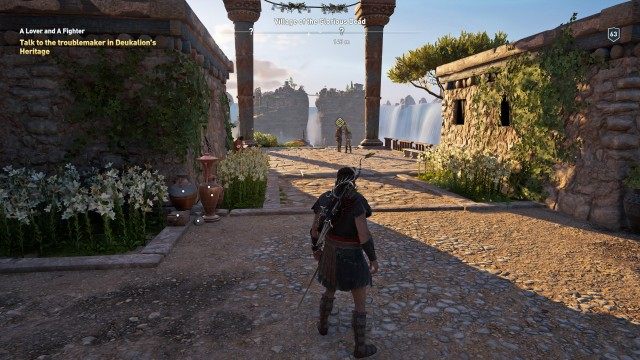 Talk to the troublemaker in Deukalion's Heritage