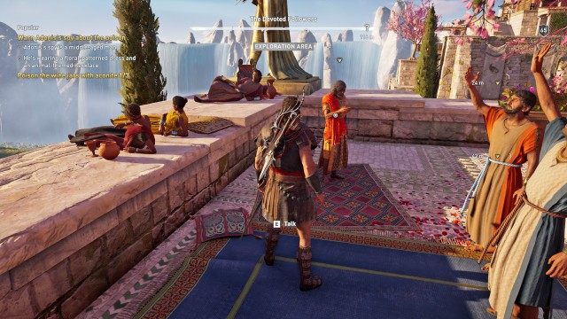 Warn Adonis's spy about the poison