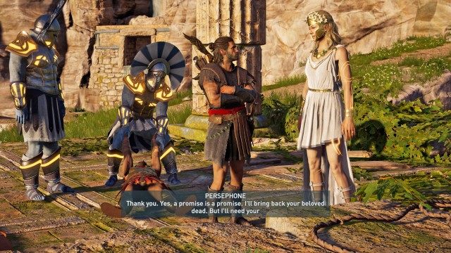 Transport Leonidas's body to Persephone