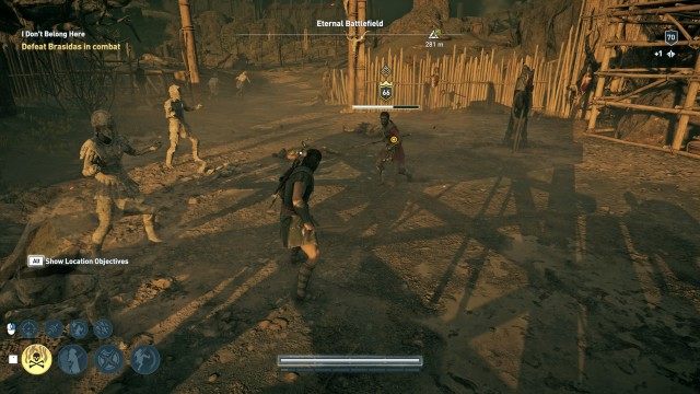 Defeat Brasidas in combat
