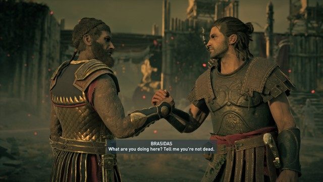 Defeat Brasidas in combat