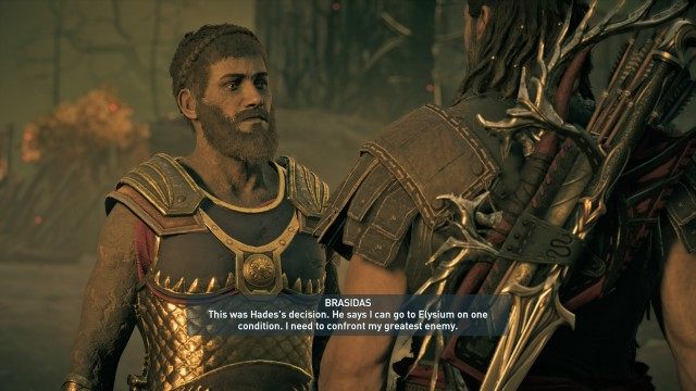 Defeat Brasidas in combat