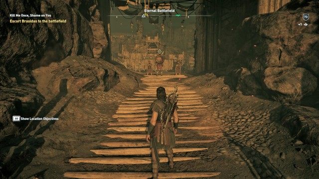 Escort Brasidas to the battlefield