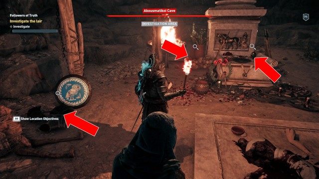 Investigate the lair