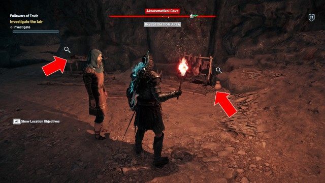 Investigate the lair