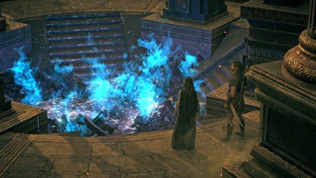 Protect the Lost Woman and reach the Thanatos Pyre