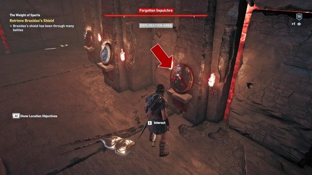 Retrieve Brasidas's Shield
